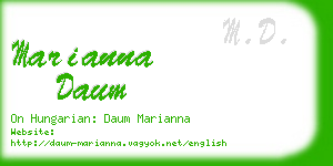 marianna daum business card